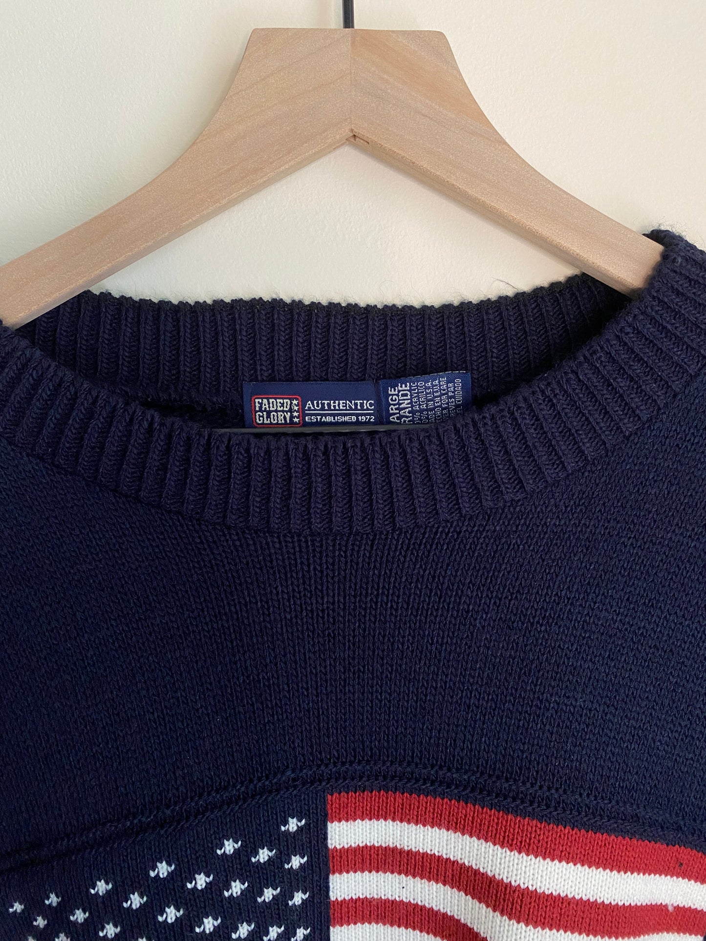 American Flag Sweater