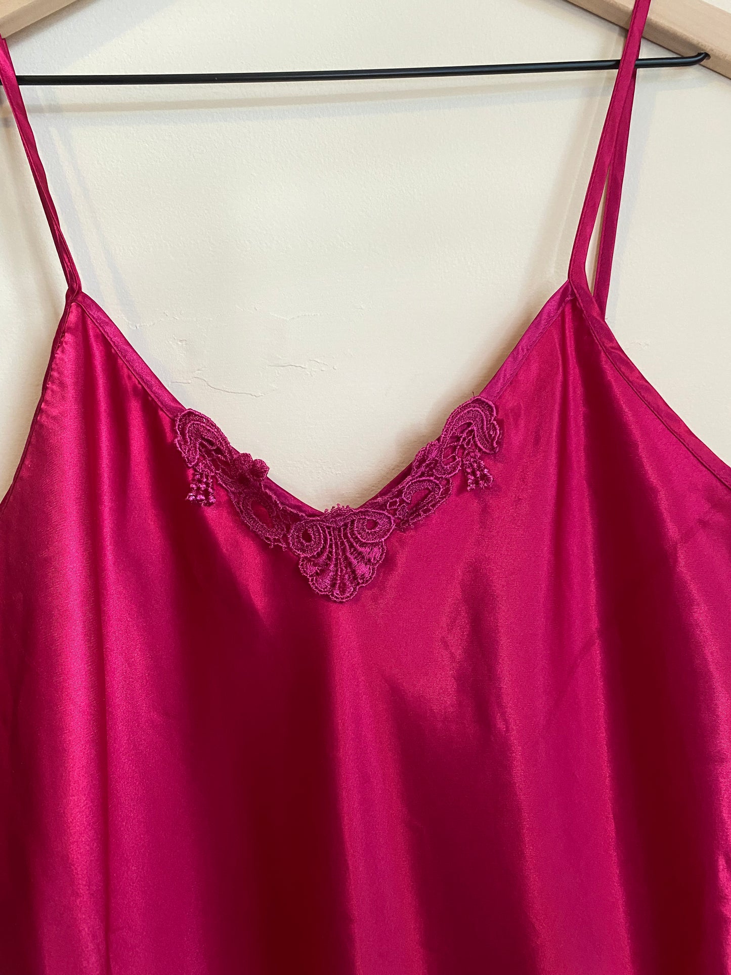 Hot Pink Vintage Slip Dress