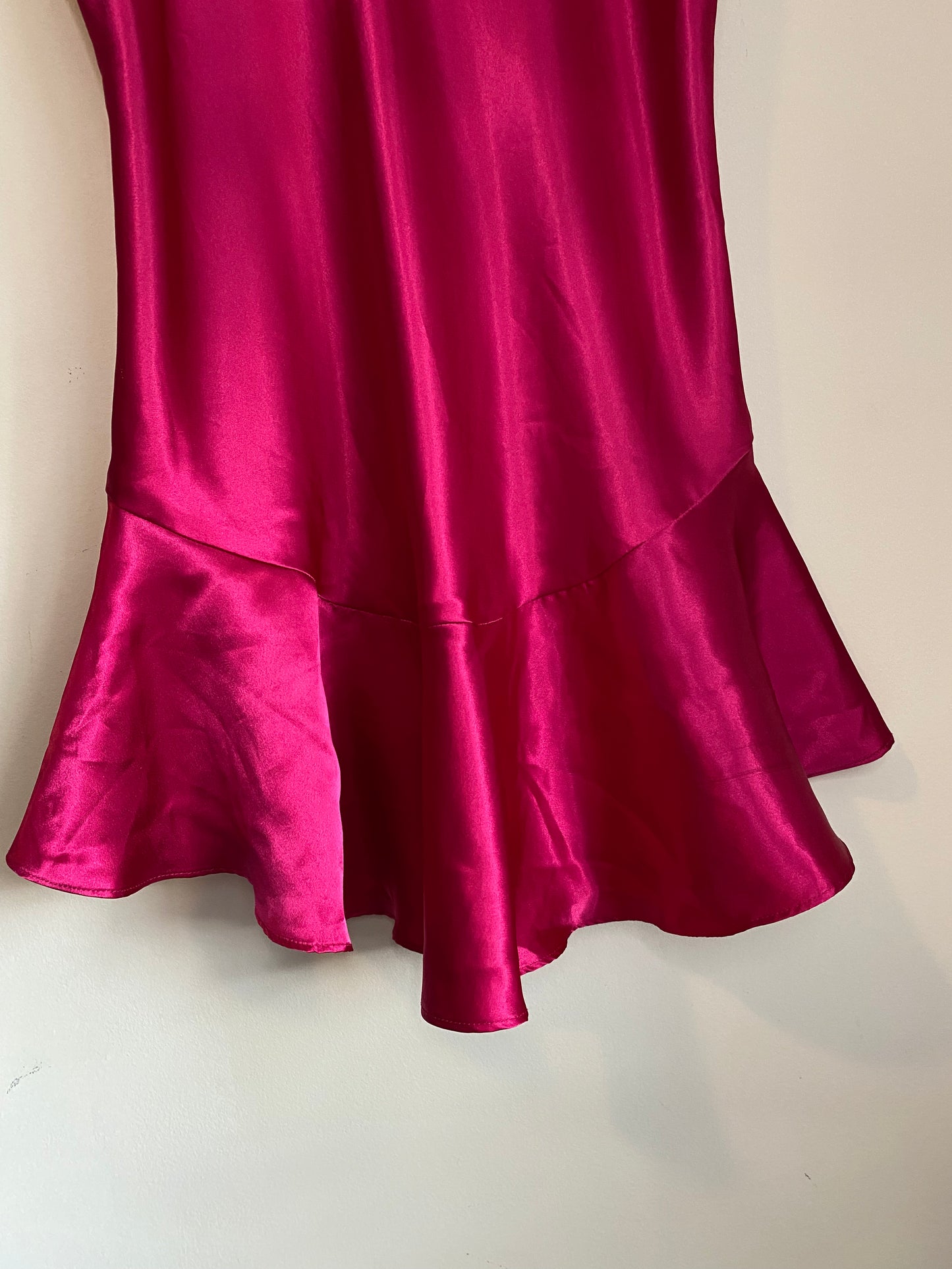 Hot Pink Vintage Slip Dress