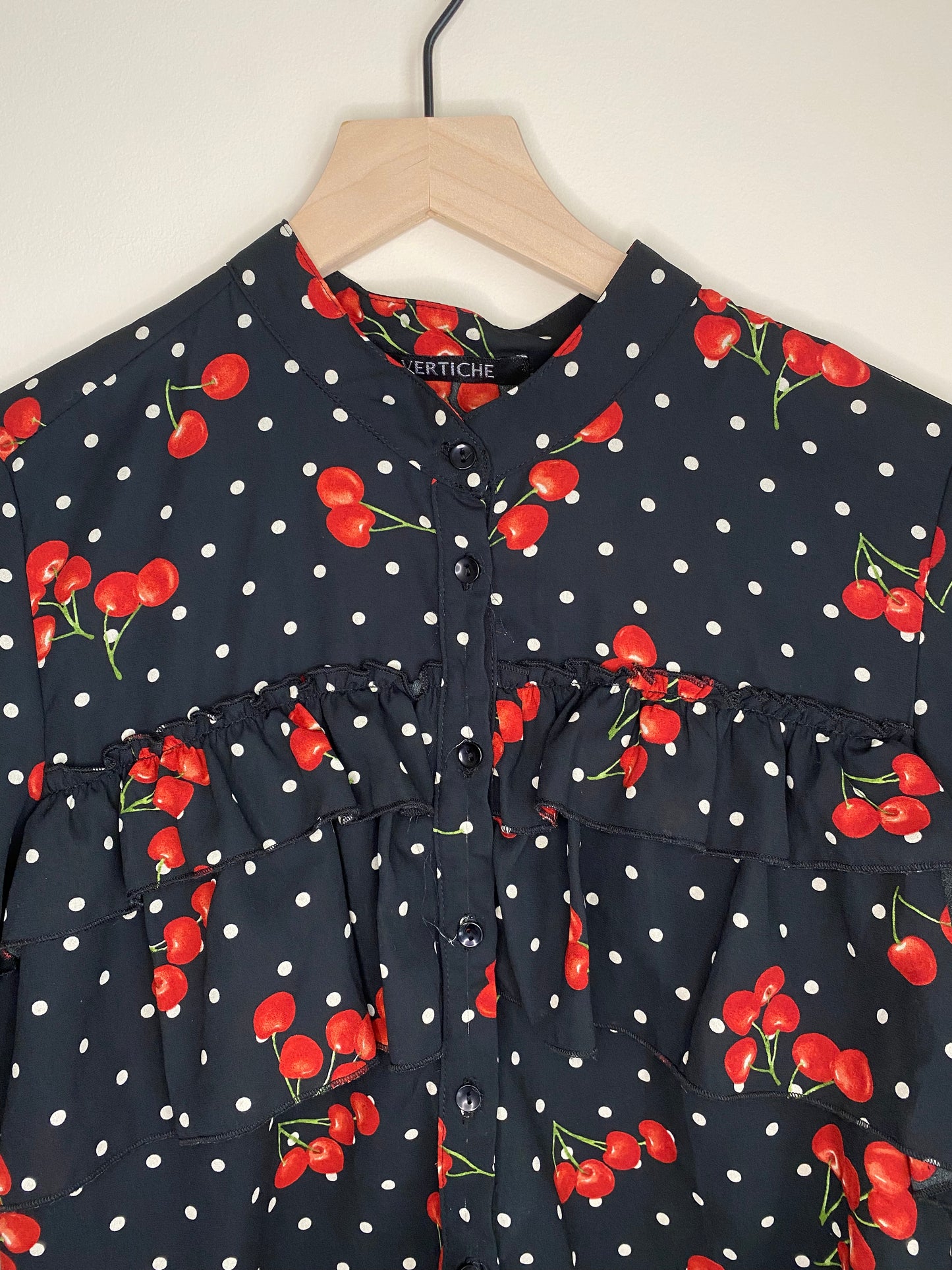 Vintage Cherry Blouse