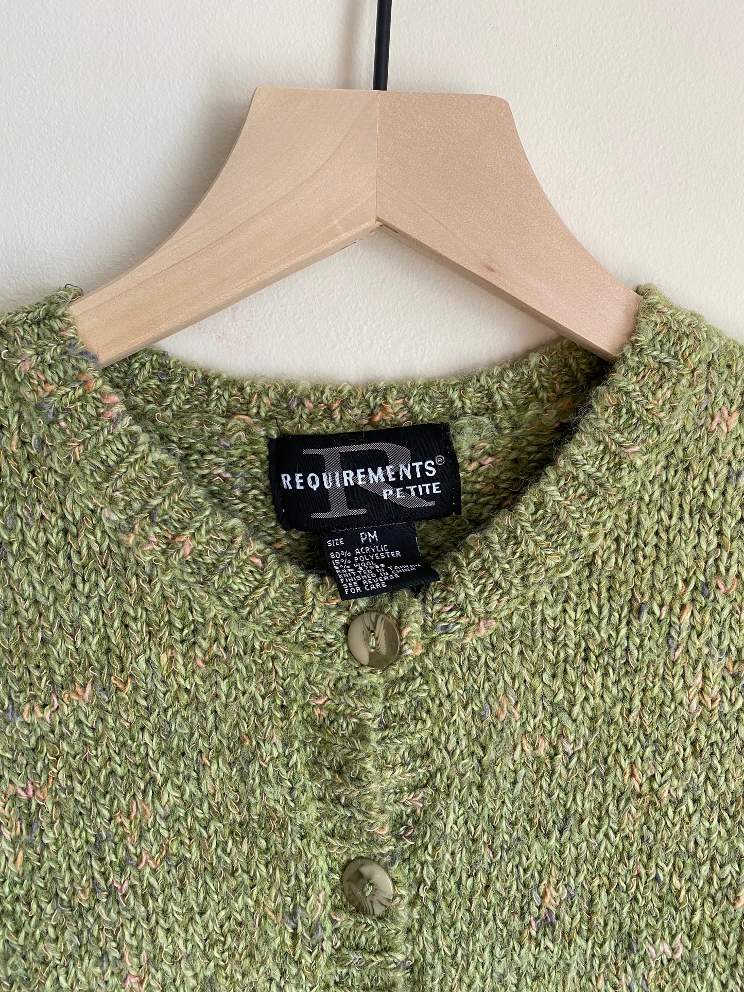 Vintage Wool Blend Cardigan