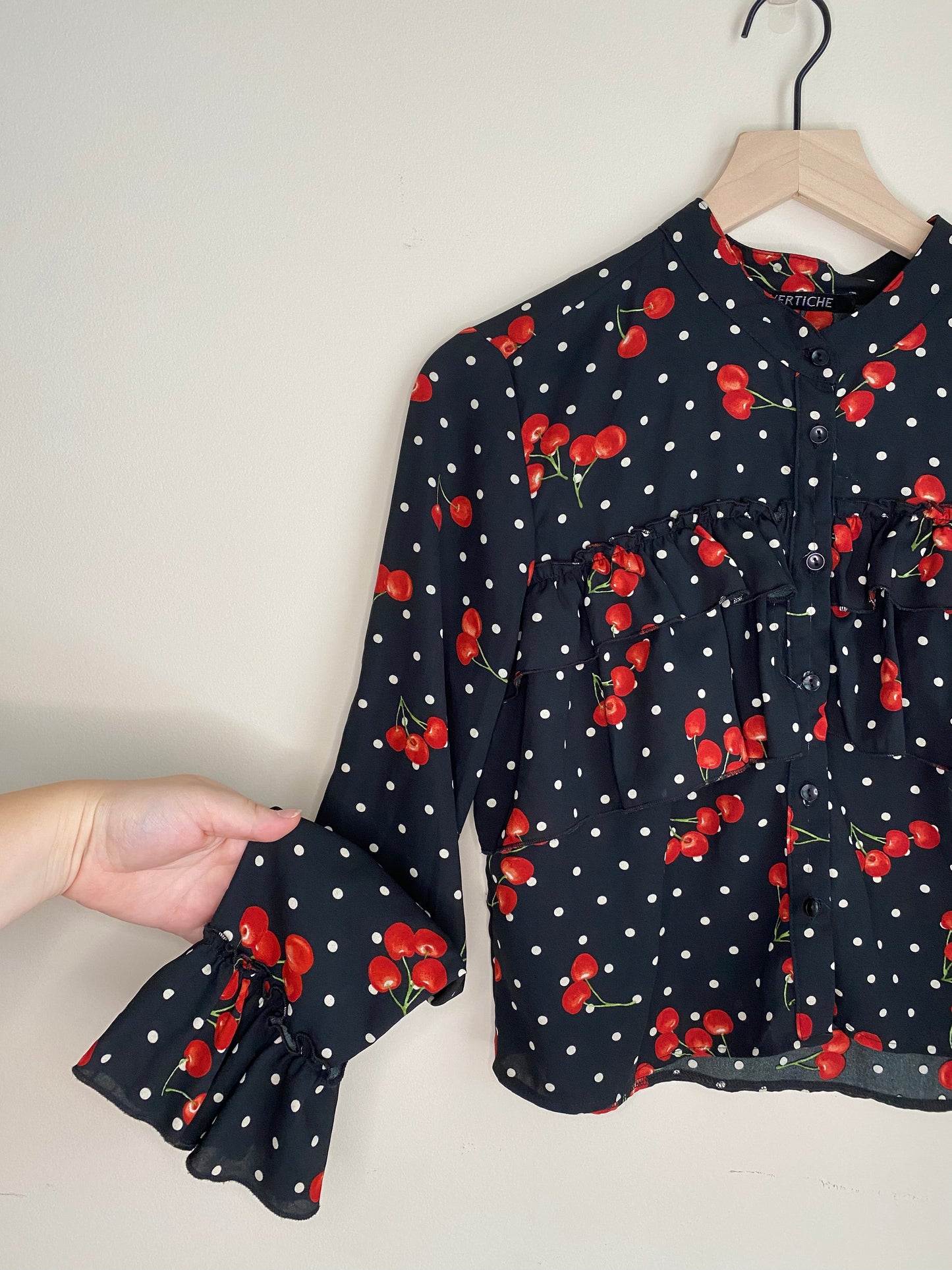 Vintage Cherry Blouse